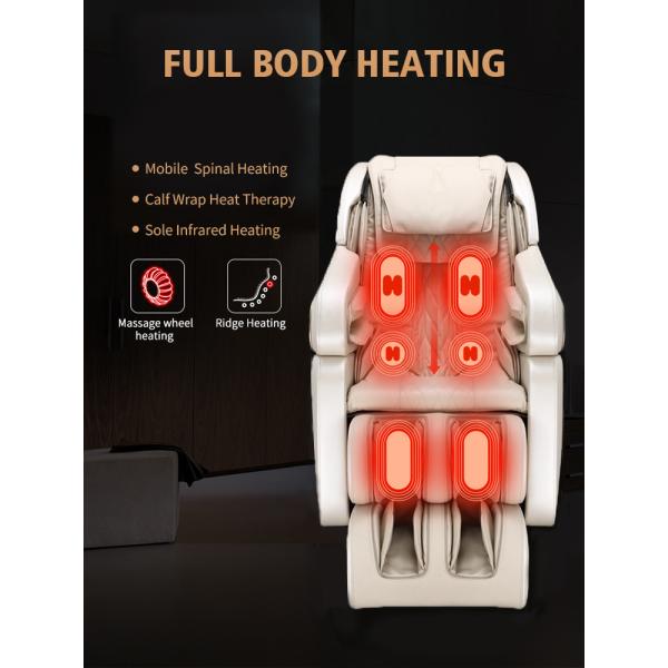 3d Zero Gravity Massage Chair PU ROHS Electric Full Body Shiatsu Massage Chair Dolby