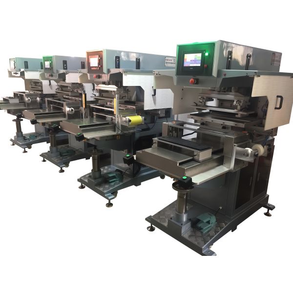 Computer Keyboard Semi Automatic Pad Printing Machine PLC Control 220V 50Hz