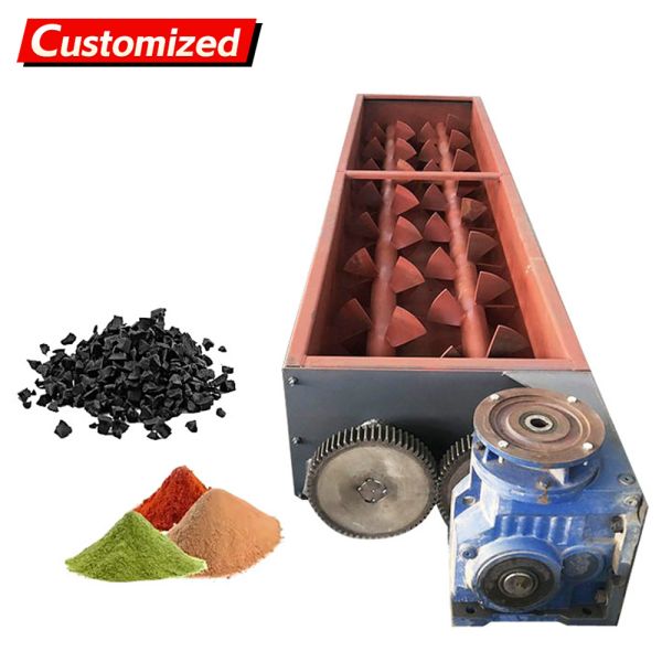 Custom Screw Conveyors Dual-Shaft/Multi-Shaft Screw Conveyors Flexible Cement Screw Conveyors Suitable for Wood chips, paper, flour processing, materials prone to clumping, sawdust, soybeans
