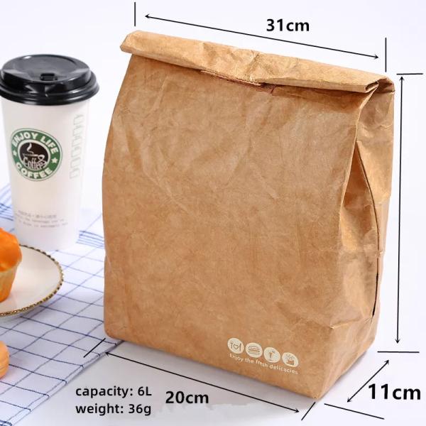 Складным течебезопасным изолированная джутом портативная машинка сумки обеда Washable