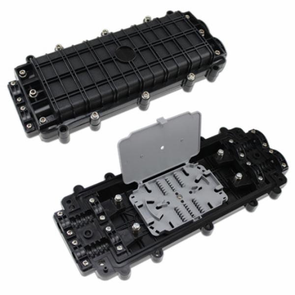 Horizontal Fiber Optic Enclosures , 2 In 2 Out 96 Ports Fiber Junction Box Outdoor