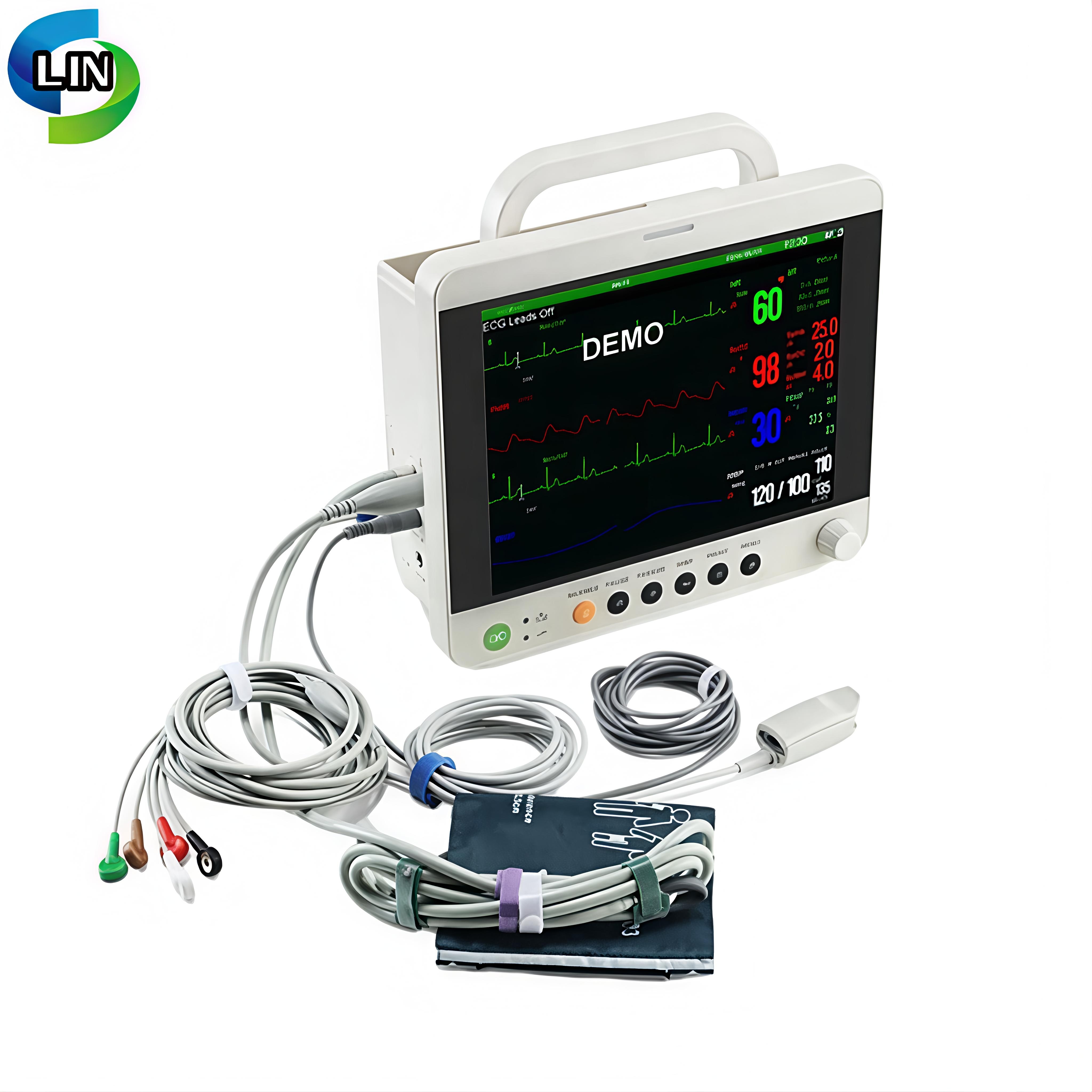 High Precision CE Certified Class II Medical Devices Operating Room Life Monitor ICU Monitor