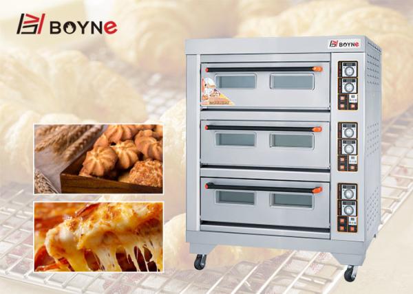equipamento comercial da cozinha da padaria 19.8kw seis Tray Electric Baking Oven