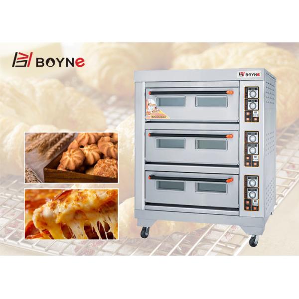 19.8kw Commercial Bakery Kitchen Equipment Six Tray Electric Baking Oven