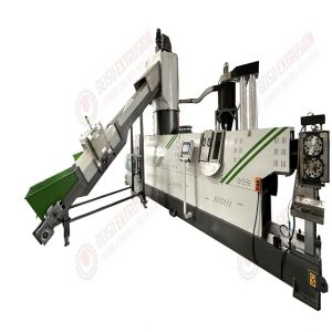 500Kg/H Capacity Plastic PE Film water ring Granulation Production Line With