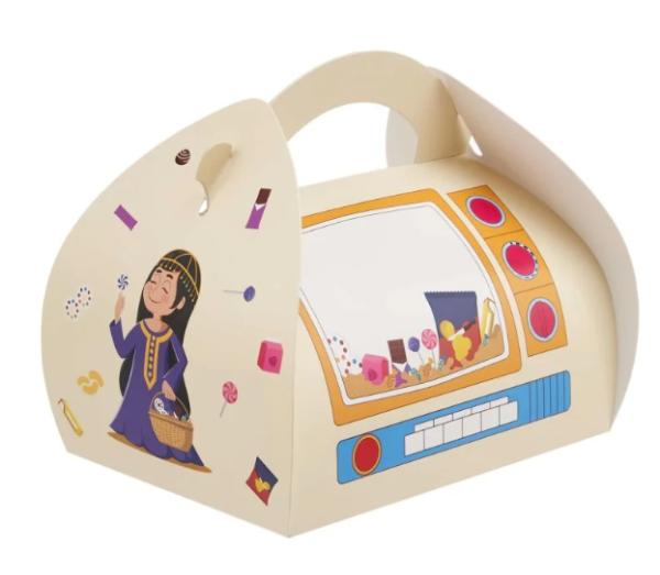 Custom Arabic Style Kids Gift Box with Clear Window