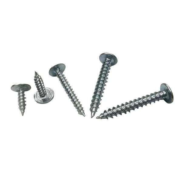 M4 4.2 6.3 Tapping Screw Carbon Steel Galvanized Zinc Plated Q235 ASTM A325