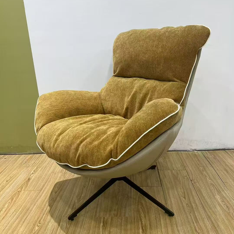 2025 New Single Seat Swivel Recliner Eggshell Modern Design Bedroom Use Living Room Lounge Chair