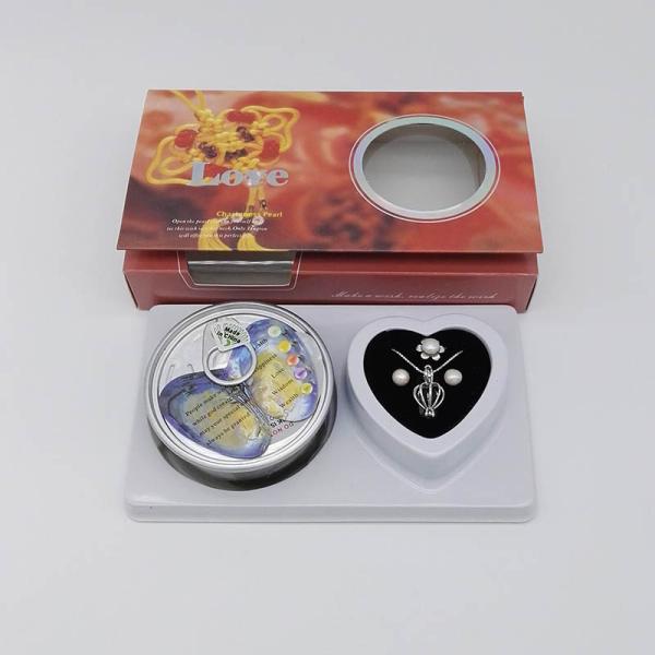 Promotion Gifts Love Pearl 3PCS included Chain Necklace with one Drop Pendant , Ring , Earrings