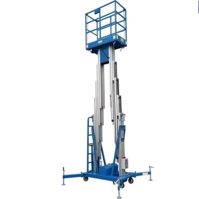Double Mast Aluminum Lifts 14m Hydraulic Aluminum Alloy Lift Platform