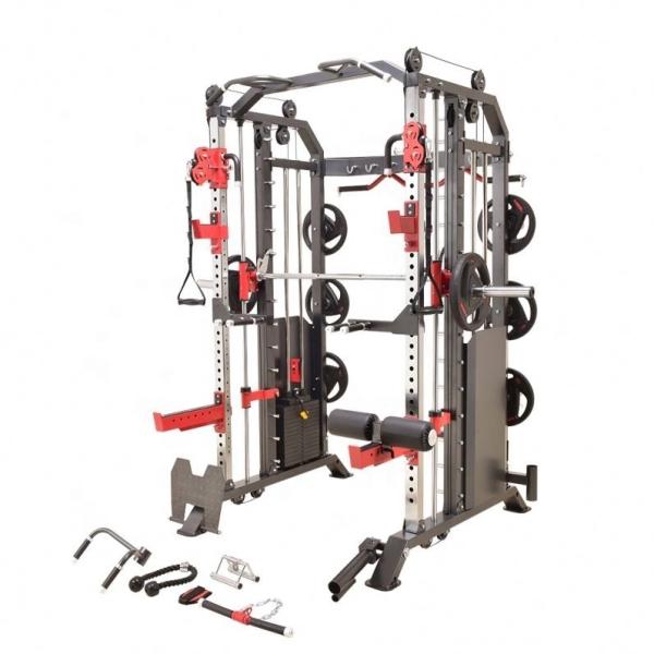 Indoor Fitness Gym Equipment Commercial Power Rack with Functional Trainer Racks