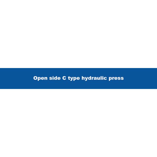 25 mpa Pressure Open Side C Type Hydraulic Press for Manufacturing Process