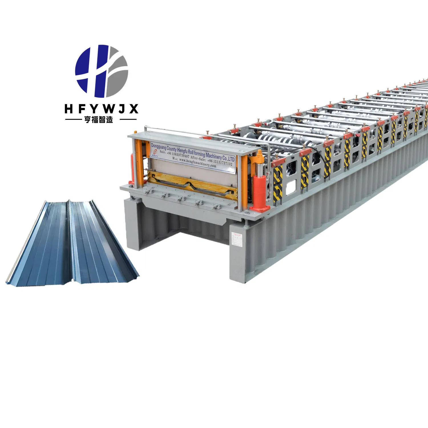 Stable 820 Standing Seam Roll Former 400H Steel Frame CNC Intelligent Control