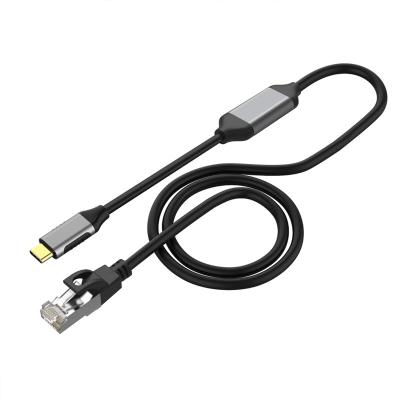 Adaptateur réseau USB 3.2 Splitter câble LAN RJ45 à 1M 2M 3M 5M 30 mètres maximum