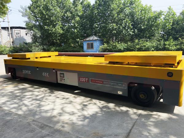 100T Battery Transfer Cart Trackless Industrial Transportation Equipment