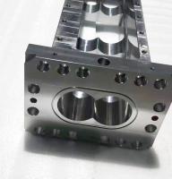 CNC da precisão que faz à máquina o cilindro gêmeo do tambor dos componentes da máquina da extrusora de parafuso