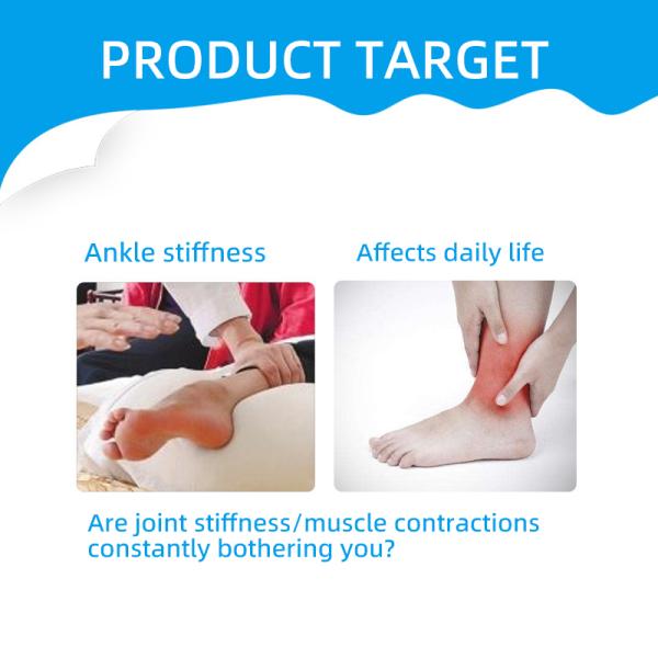 Fractura desnuda caída del pie no puede sentarse en cuclillas retracción aparato de estiramiento entrenador de rehabilitación del tobillo del pie