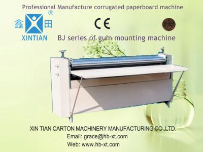 Corrugated Paper Carton Folding Machine , Sheet Pasting Machine Of Gum Mounting