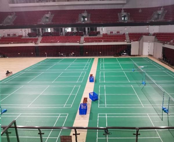 Anti Slip 6.0mm Vinyl Gym Flooring 15m Per Roll