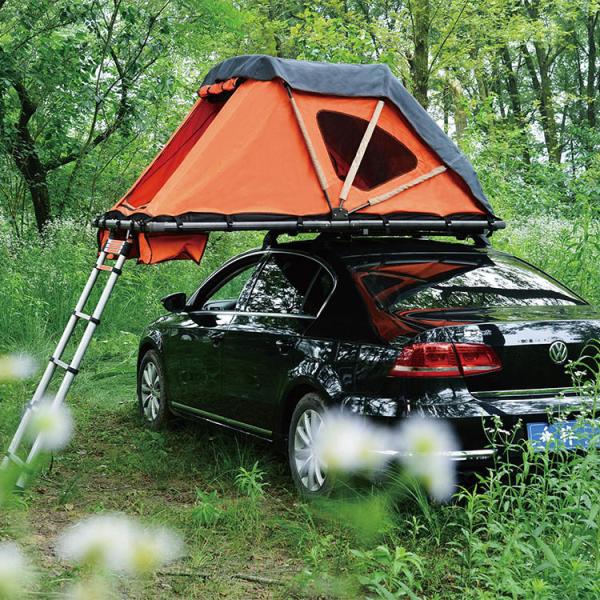 220G Polyester Canvas Car Roof Tent Lightweight Aluminum Alloy Pu Coating