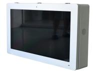 Factory hot sale 32 inch wall mount outdoor totem multimedia digital signage kiosk IP65 waterproof outdoor advertising
