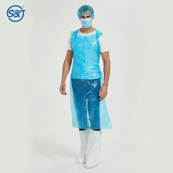 Cleaning Disposable Plastic PE Apron Waterproof Plastic Disposable PE Apron Biodegradable Disposable Aprons