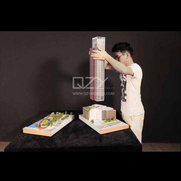 Electronic Control and Illumination 1/200 British Land Model Architectural Scale Model