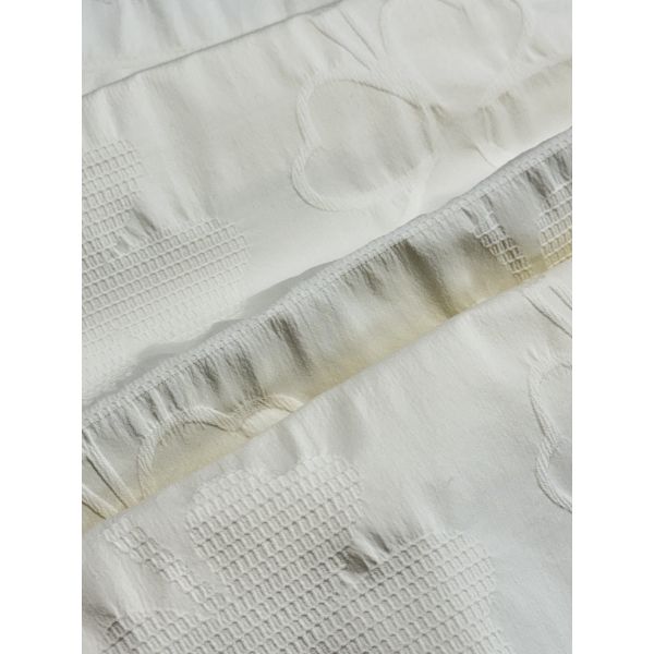 100% Polyester Spring/summer New Product 130g/m ² 132cm Lucky Clover Jacquard Fabric