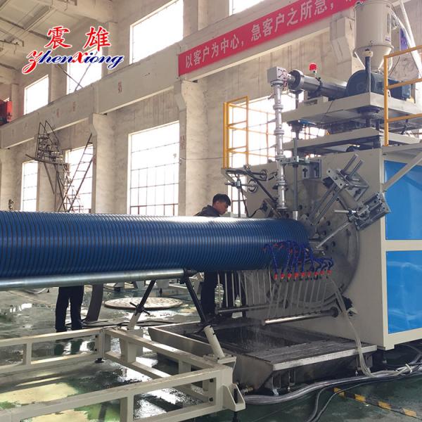 Large Diameter Plastic Pipe Machine Smooth Wall Finish In Winding Ow Cost And High Output