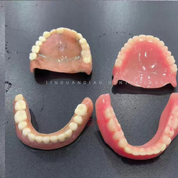 Customized Removable Dentures 3D Laser Printing CE Certified for Secure Fit