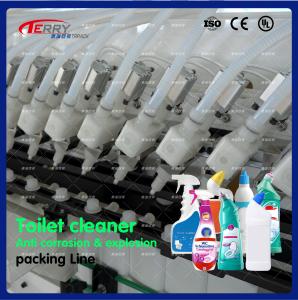 PLC Control Automatic Bottle Filling And Capping Machine 220V/380V 50Hz/60Hz