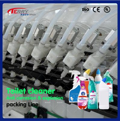 PLC Control Automatic Bottle Filling And Capping Machine 220V/380V 50Hz/60Hz