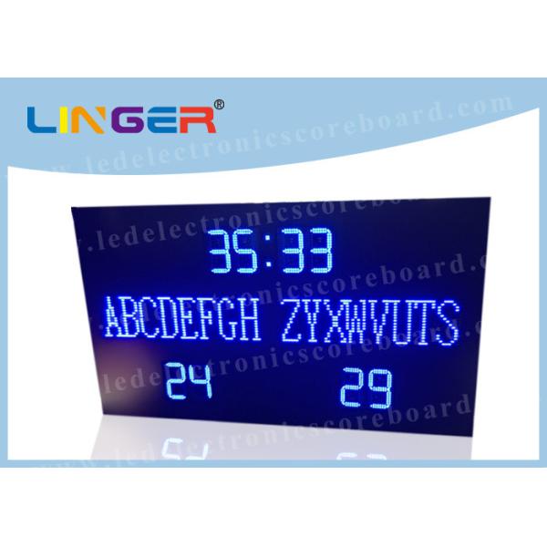8inch Mobile Vertical Small Scoreboard Located Beside The Football Field