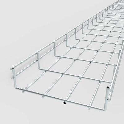 Standard / Customized Grid Cable Tray Manufacturer Silvery Color