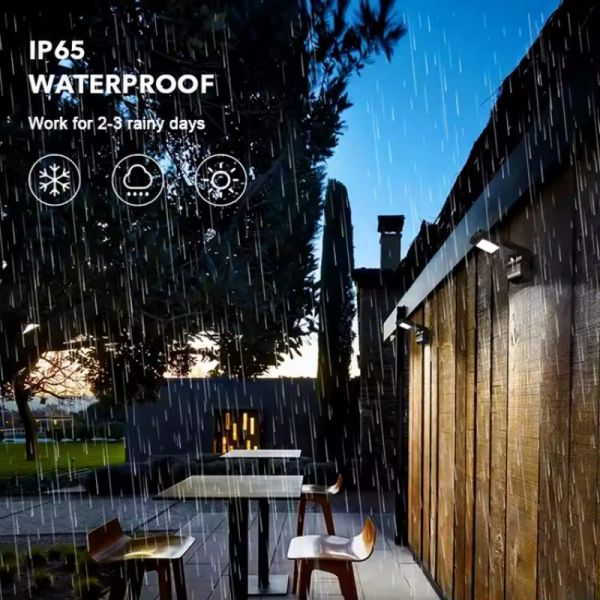 IP65 Waterproof LED Solar Wall Light Modern LED For Outdoor Garden 