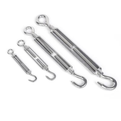 Polished Heavy Duty Turnbuckle 316 Ss Turnbuckle Frame Type Eye Hook