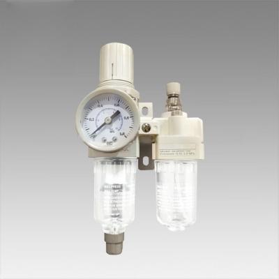 Air Source Treatment Air Filter Regulator With Gauge Pressure Reducing Valve Max Operating Pressure 1.0MPa 25um Filtration Grade