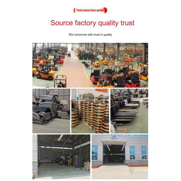 1300mm 1.5 Ton Electric Forklift With 3 Level Mast Effort Saving And Convenience