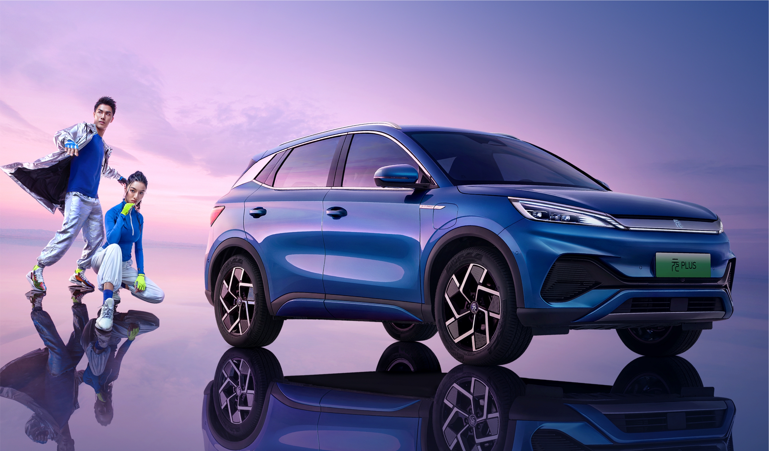 в автомобиля Suv быстрого хода юаней Byd запаса автомобиле Ev добавочного полностью электрического долгосрочном