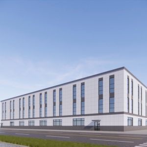 Edificio de almacén prefabricado con paneles sándwich resistentes a la corrosión para pigmentos industriales