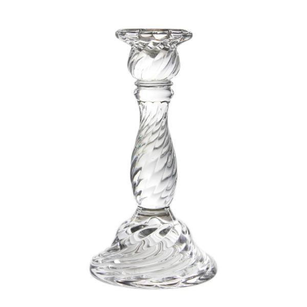 Hot sales customized clear crystal glass candelabra candlestick holder
