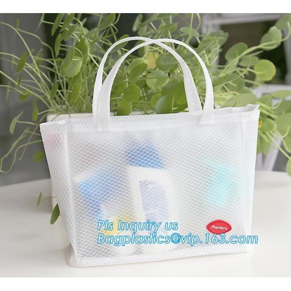 cosmetic PVC mesh bag, vinyl pvc zipper blanket bags/small mesh zipper bags/zipper bag, Mesh Makeup Brush Organizer Trav