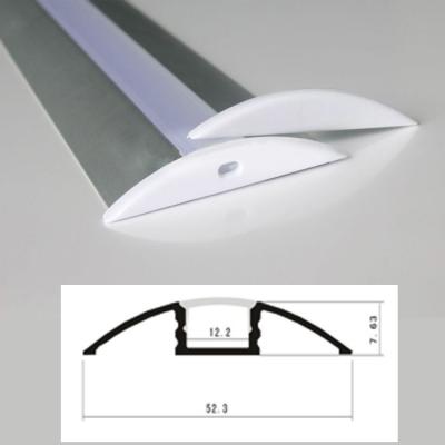 12mm width PCB led strips surface mounted U shape aluminum channel accessory used for 3528, 2835, 5050 and 5630smd