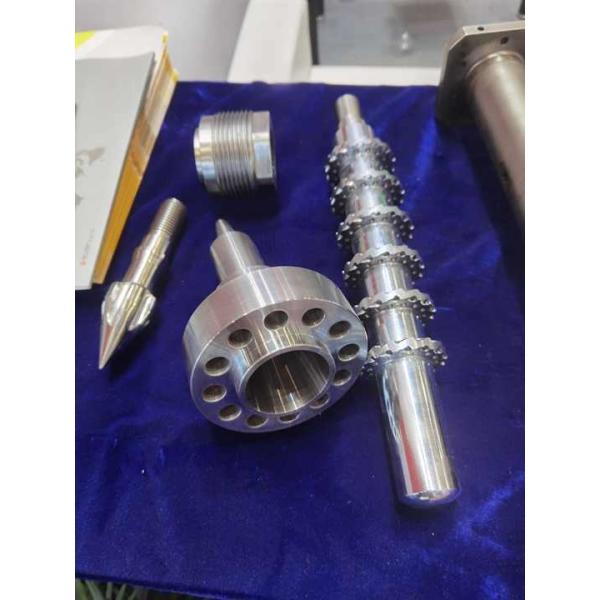 Custom Nitriding Mini Automatic Injection Molding Screw And Barrel Nozzle Tip For Plastic Rubber Machinery Parts