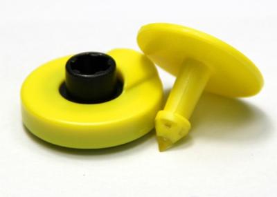 Non Corrosion RFID Ear Tag Customizable Thickness Printing Epidemic Prevention