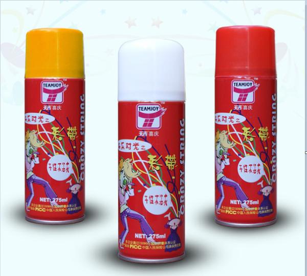 Decorações elegantes do pulverizador louco parvo da corda do partido de 52*130mm