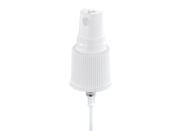 18/415 Non Spill Ribbed Fine Mist Sprayer / Clear Overcap Mist Spray Pump
