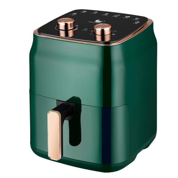 Electric Deep Fryer Hot Air Fryer 6L Smart Touch Screen Custom Oil Free App-Controlled