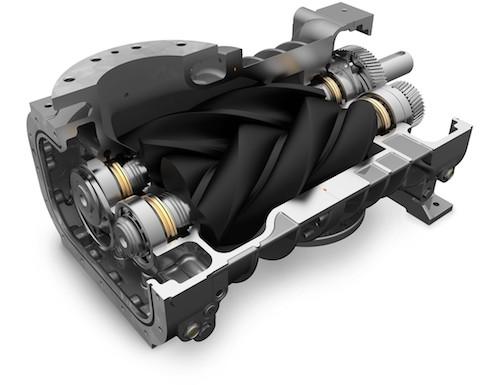 Oil-Free Screw Blower For Waste Water Treatment Plant And Textile Chemical
