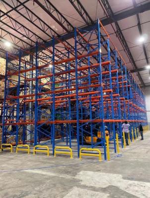 Q235B Or Q345 Steel Drive In Storage Racks LIFO Storage Warehouse Racking System